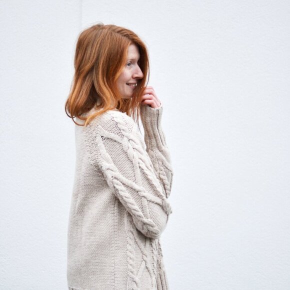 H&M Fisherman Core Cable Knit Sweater - Picture 9 of 10